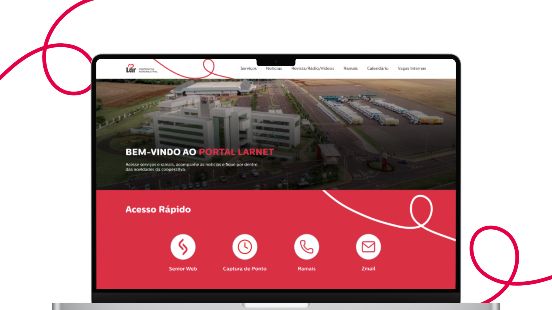 Portal Larnet — Redesign